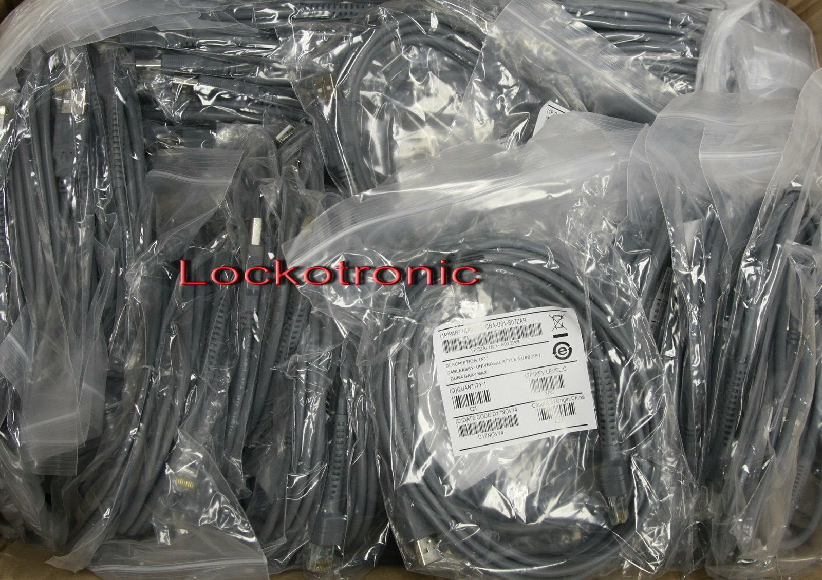 Lot 20 New Motorola Symbol Barcode Scanner USB cable for LS2208 LS4278 LS3578