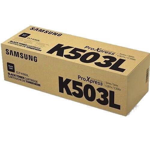 Genuine Samsung K503L Black Toner Cartridge CLT-K503L OEM NEW