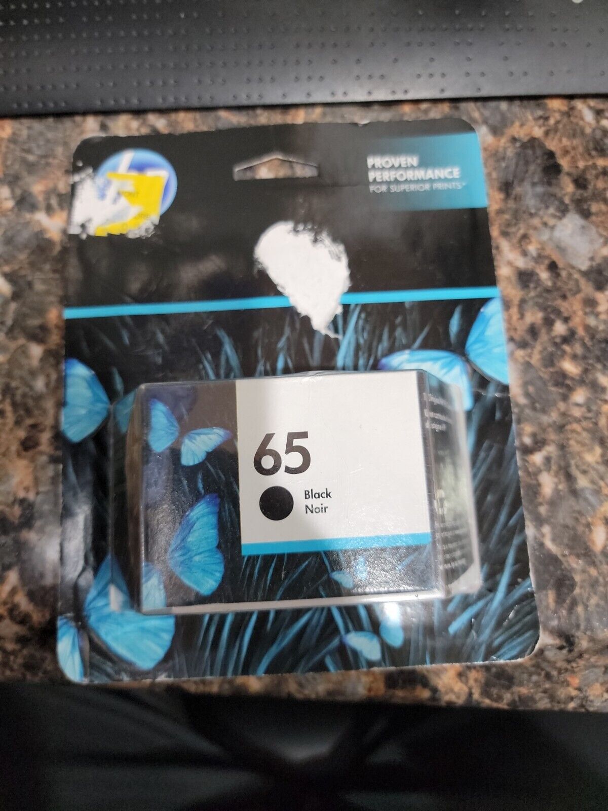 HP 65 Black Ink Cartridge Genu/Original Sealed Retail Box-Expires Sep 2022