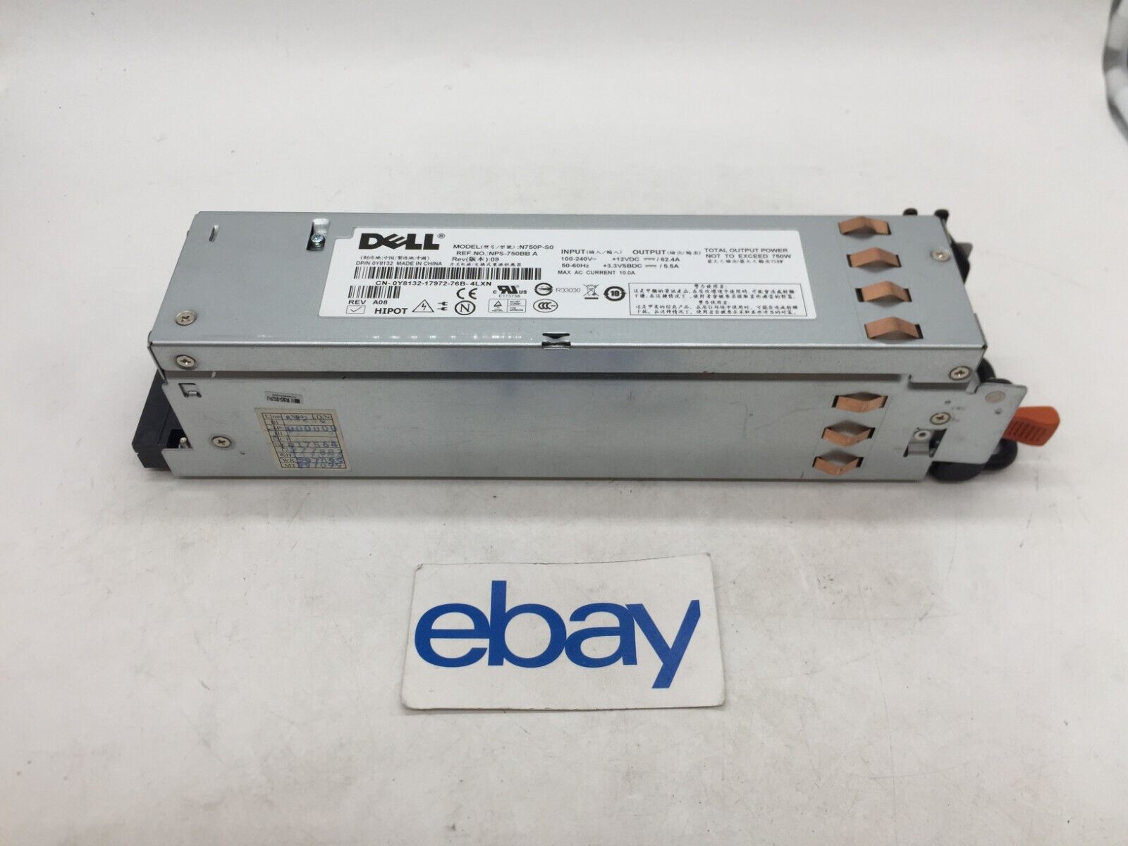 Dell N750P-S0 NPS-750BB A Server Power Supply PSU 750W FREE S/H
