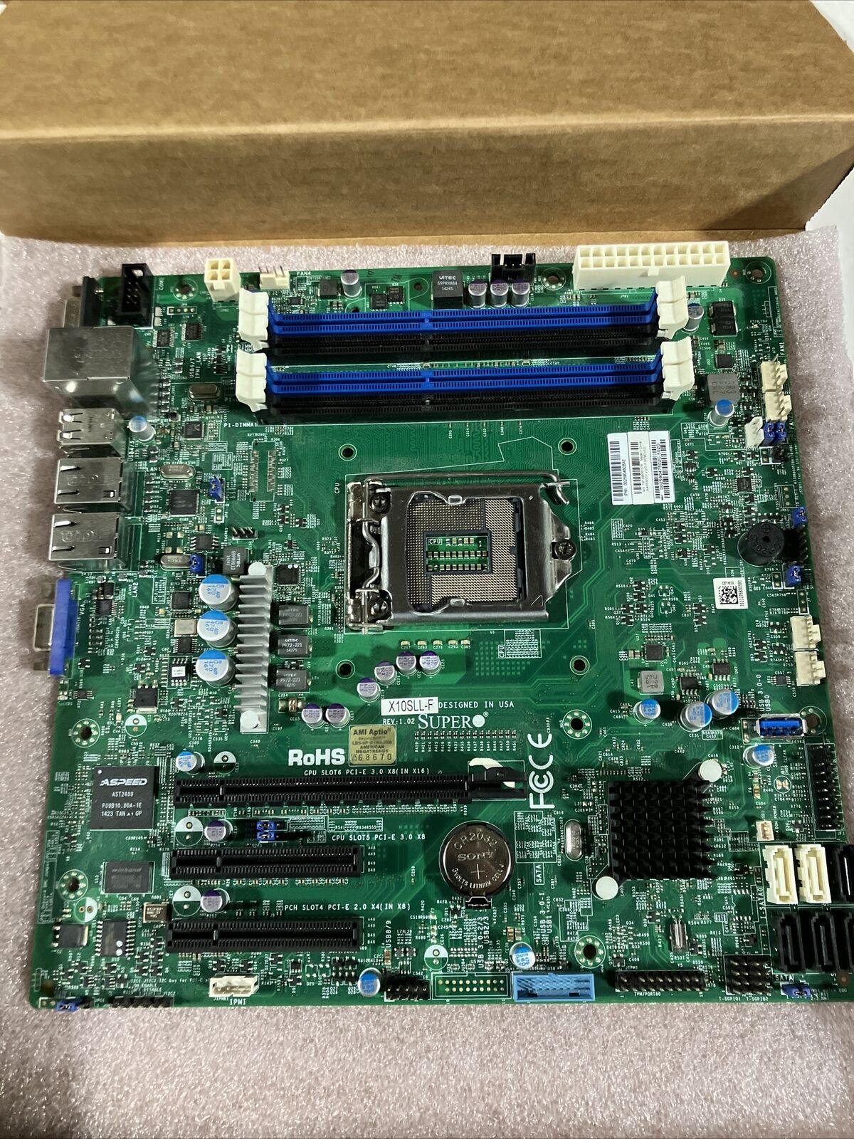 SUPERMICRO X10SLL-F Server Motherboard LGA 1150 DDR3 1600
