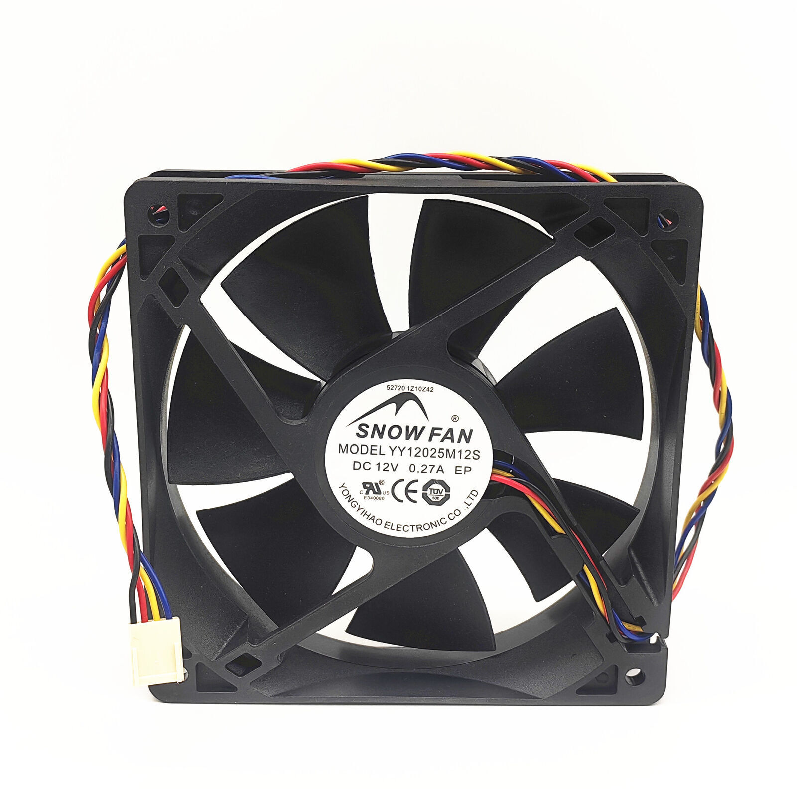 1PC Computer Power Supply Chassis Cooling Fan YY12025M12S 0.27A 12cm 12025