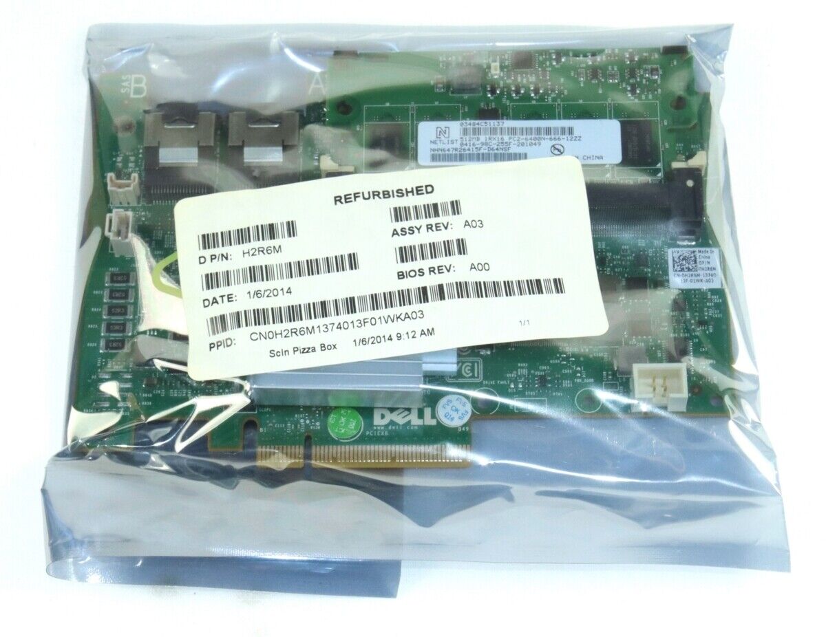 Dell H2R6M PowerEdge PERC H700 6Gb/s 512MB SAS RAID Controller