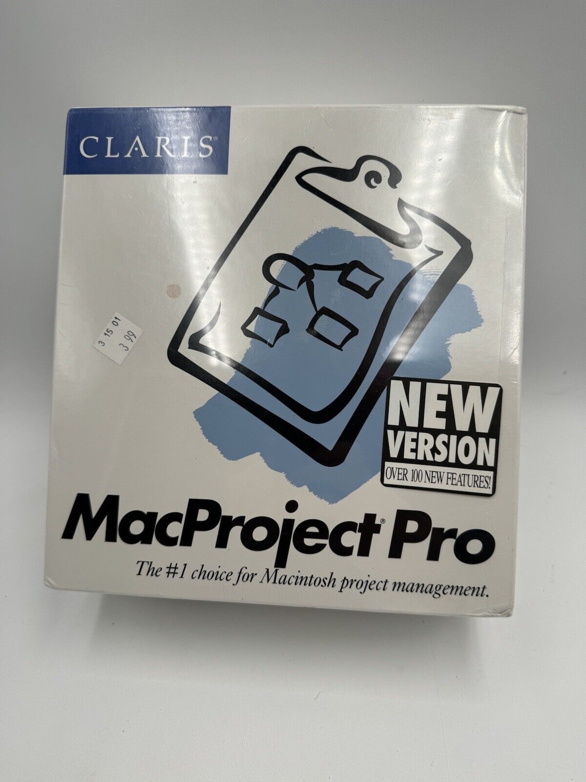 Vintage MacProject Pro Claris New Version For Macintosh