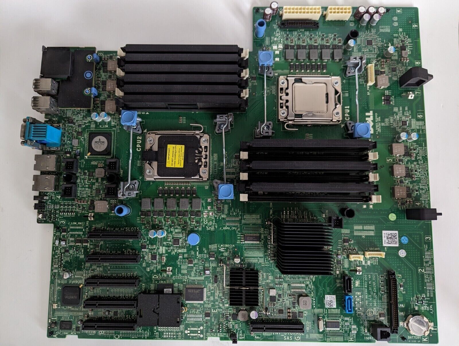 Genuine Dell PowerEdge T610 Motherboard CX0R0 0CX0R0 System Board