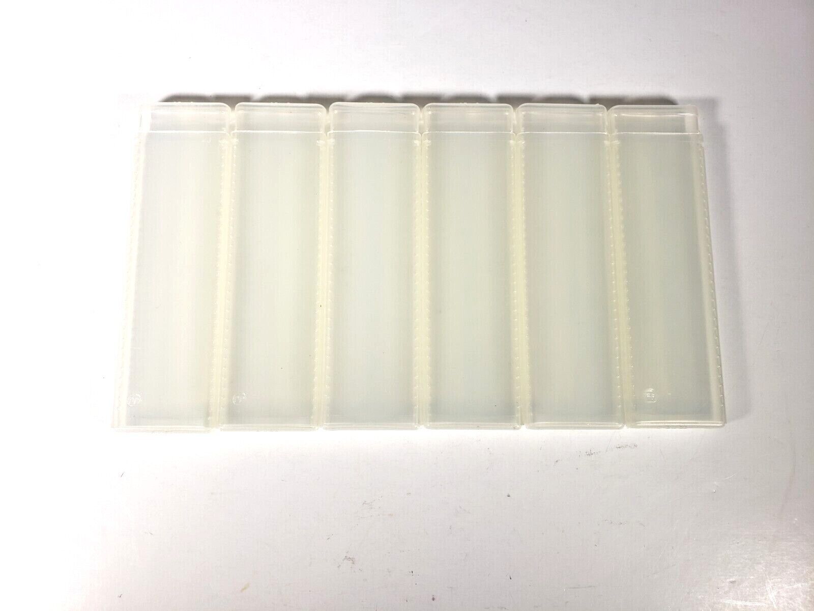 Lot of 6 Full Size Computer RAM Sliding Protective Case 5 1/2 in. Long