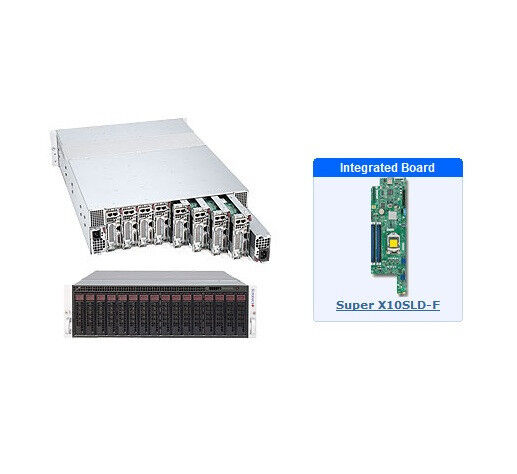 *NEW* SuperMicro SYS-5038ML-H8TRF 3U MicroCloud Server with X10SLD-F Motherboard