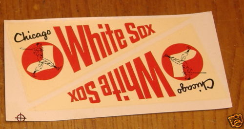 decals    chicago white sox logo  1970\'s