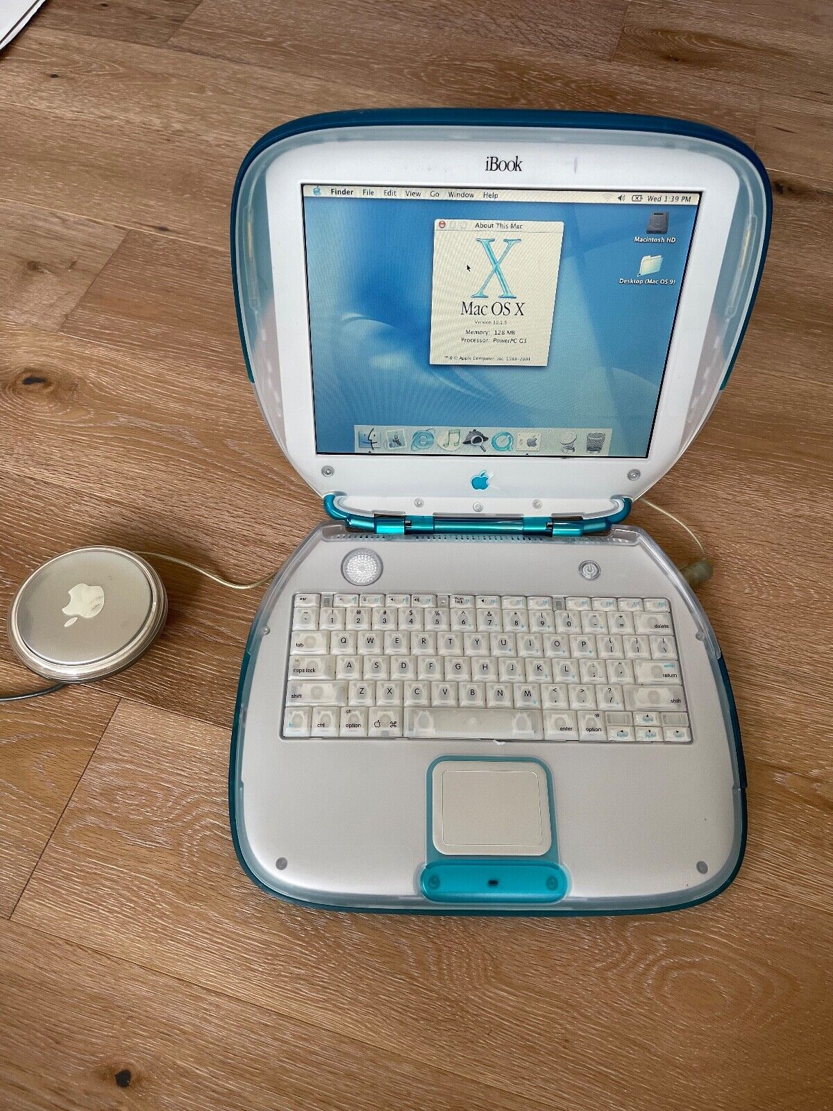 Apple iBook Clamshell G3 Blueberry M 2453