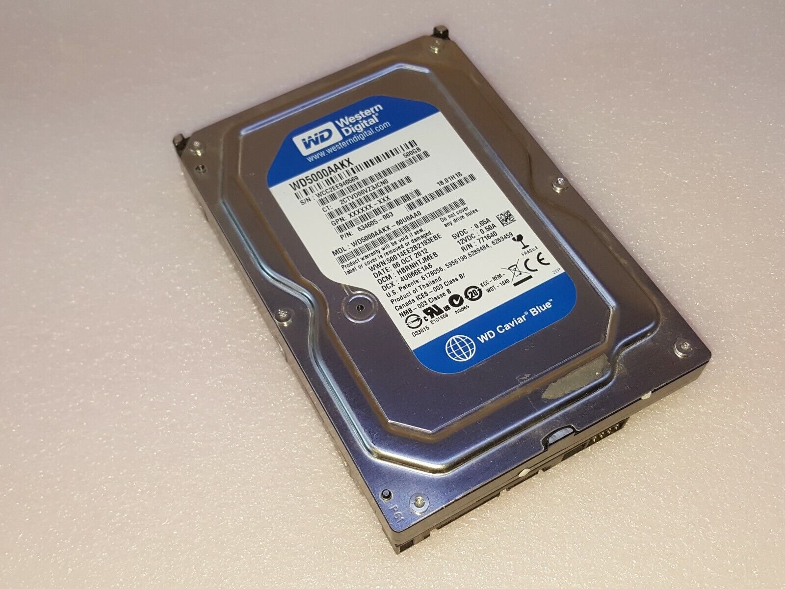 Dell Studio 540 - 500GB SATA Hard Drive with Windows 10 Home 64-Bit Loaded