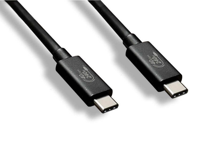 240W USB-C type-C USB 4.0 Gen3 40Gbps Male Male 1M E-MARK 4K 8K USB-IF Certified