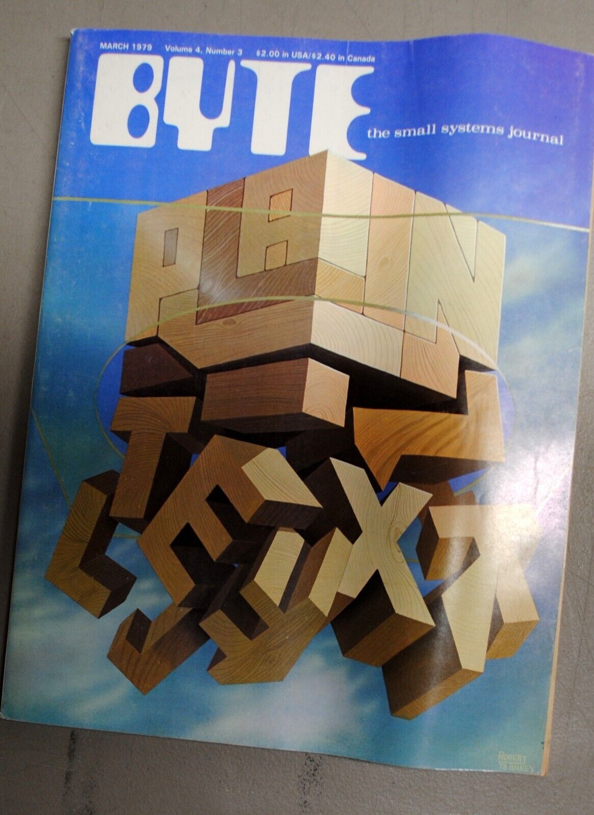 Historic Issue of BYTE  Magazine March  1979