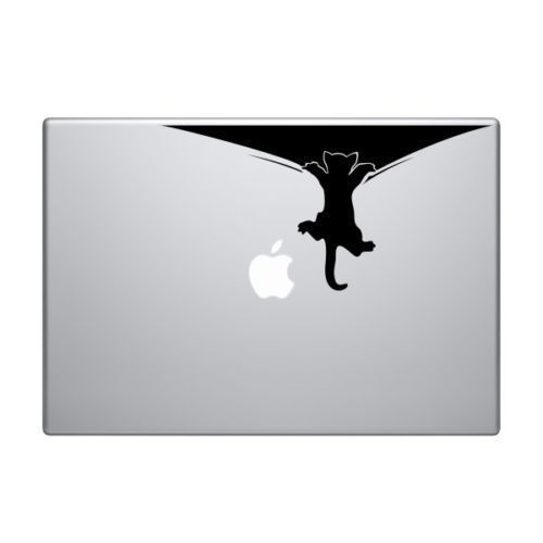 Cat Falling Vinyl Decal Sticker For MacBook Air Pro Mac 11\