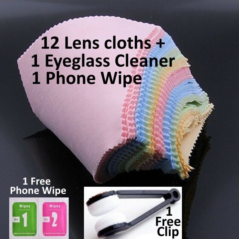 Microfiber Cleaning Cloth Screen Phone Laptop Camera Lens TV LCD Glasses Lot US