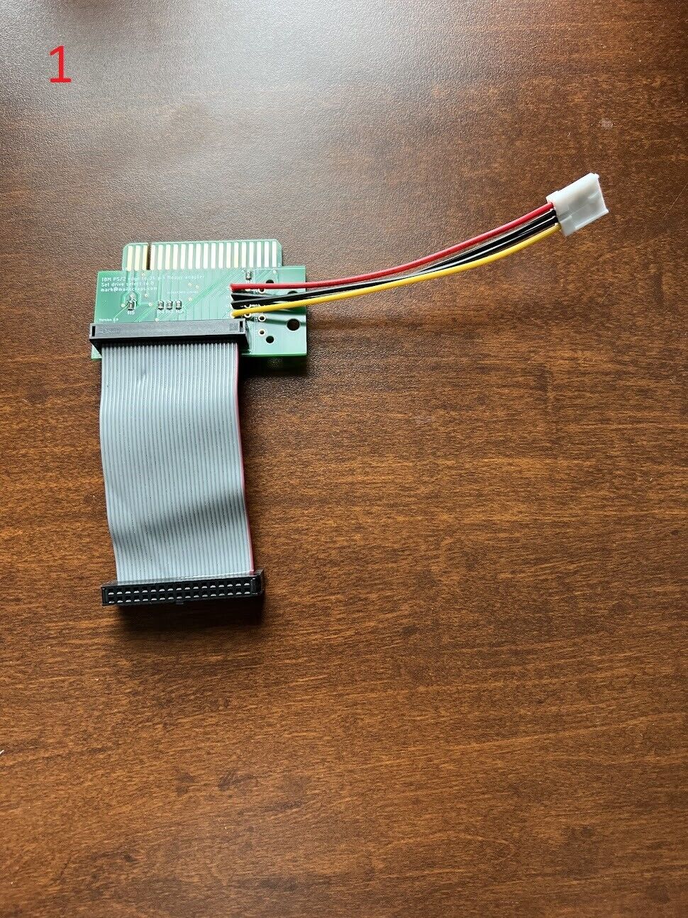 Edge to 34 pin IDC floppy adapter for IBM PS/2 - 3.5\
