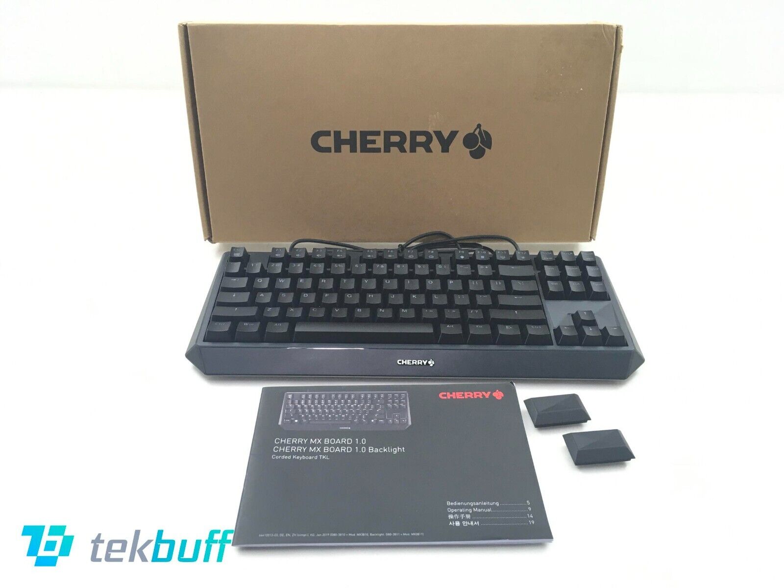 CHERRY MX-Board 1.0 TKL Keyboard - US with Euro Symbol - G80-3811LYAEU-2