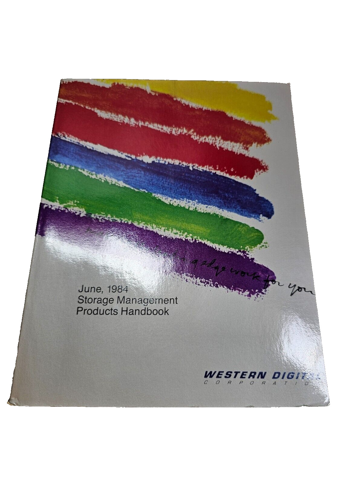 Rare Vintage Western Digital Storage Management Products Handbook, June 1984