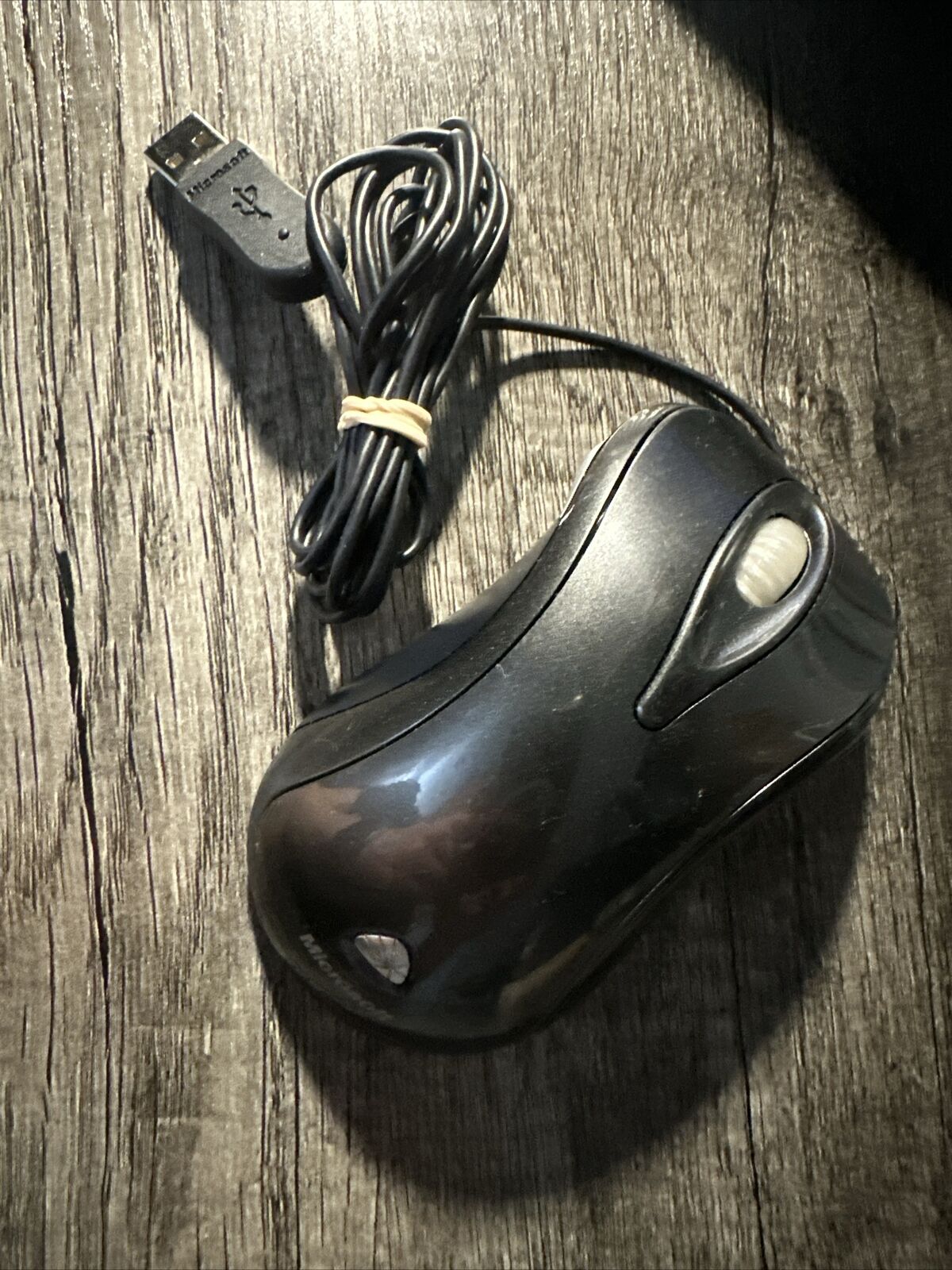 Vintage Microsoft Laser Mouse 6000 v1.0 Model 1055 USB Wired - VG Condition