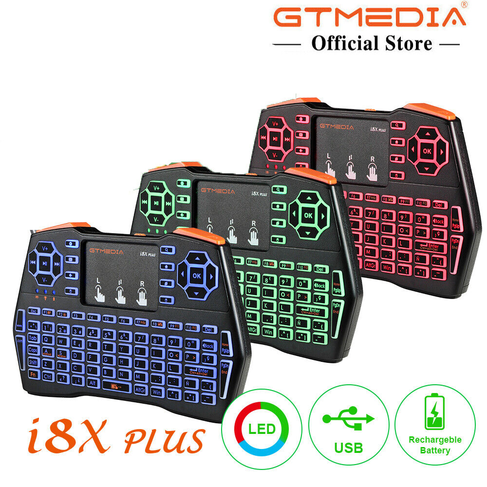 I8X Plus Mini Wireless Keyboard 2.4G Keypads with Touchpad for PC Android TV Box