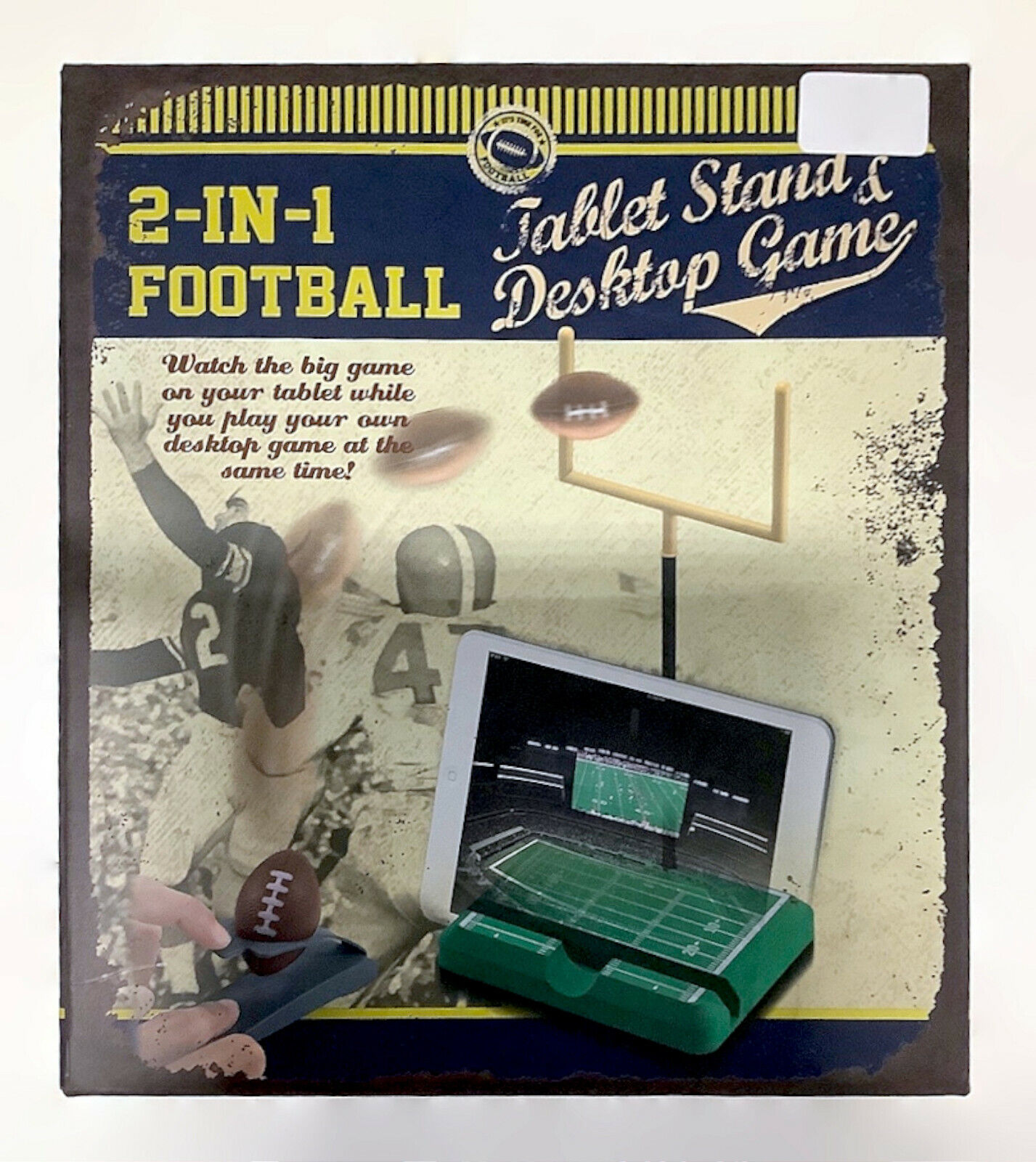 NEW 2-in-1 Football Stand & Desktop Game for Most Tablets gridiron goal sports
