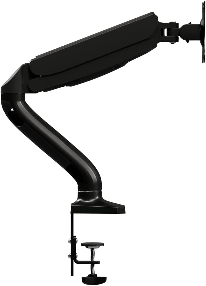 AOC AS110D0 - Single Computer Monitor Arm Mount, Gas Struts Supporting up to... 