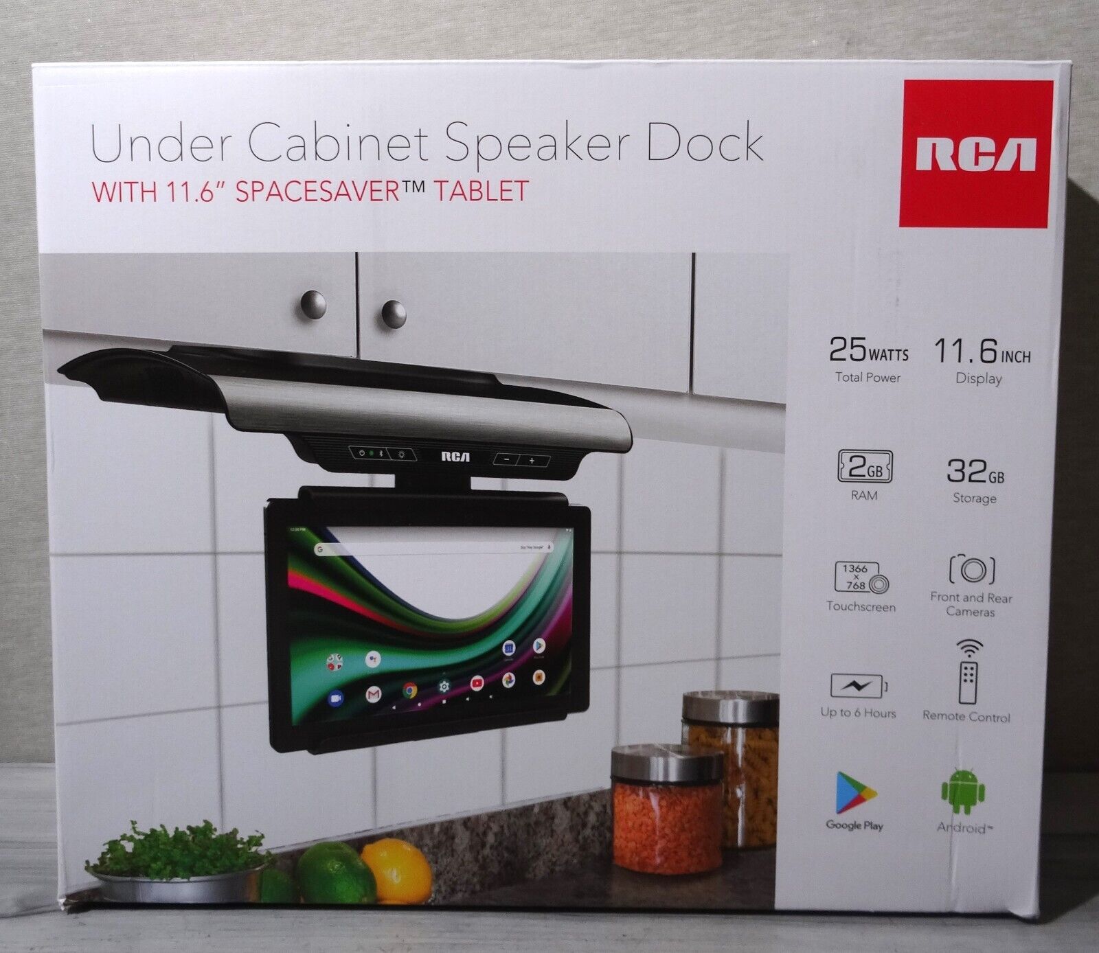 RCA Under Cabinet Speaker Dock w/ 11.6\