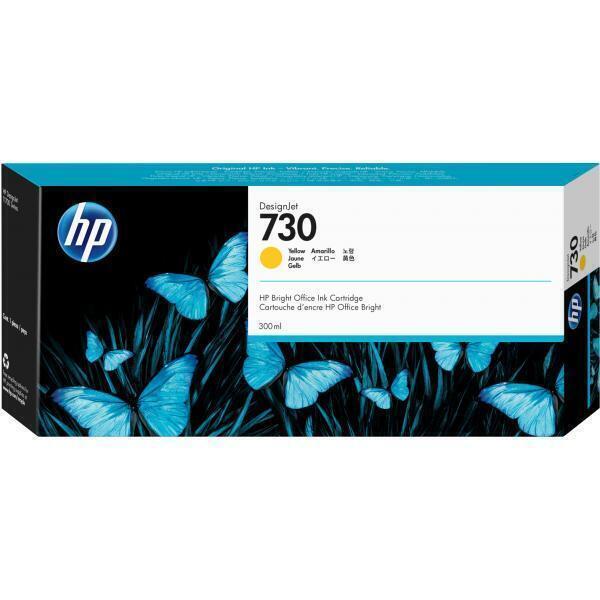 HP DesignJet 730 High Yield Ink Cartridge 300ml - Yellow