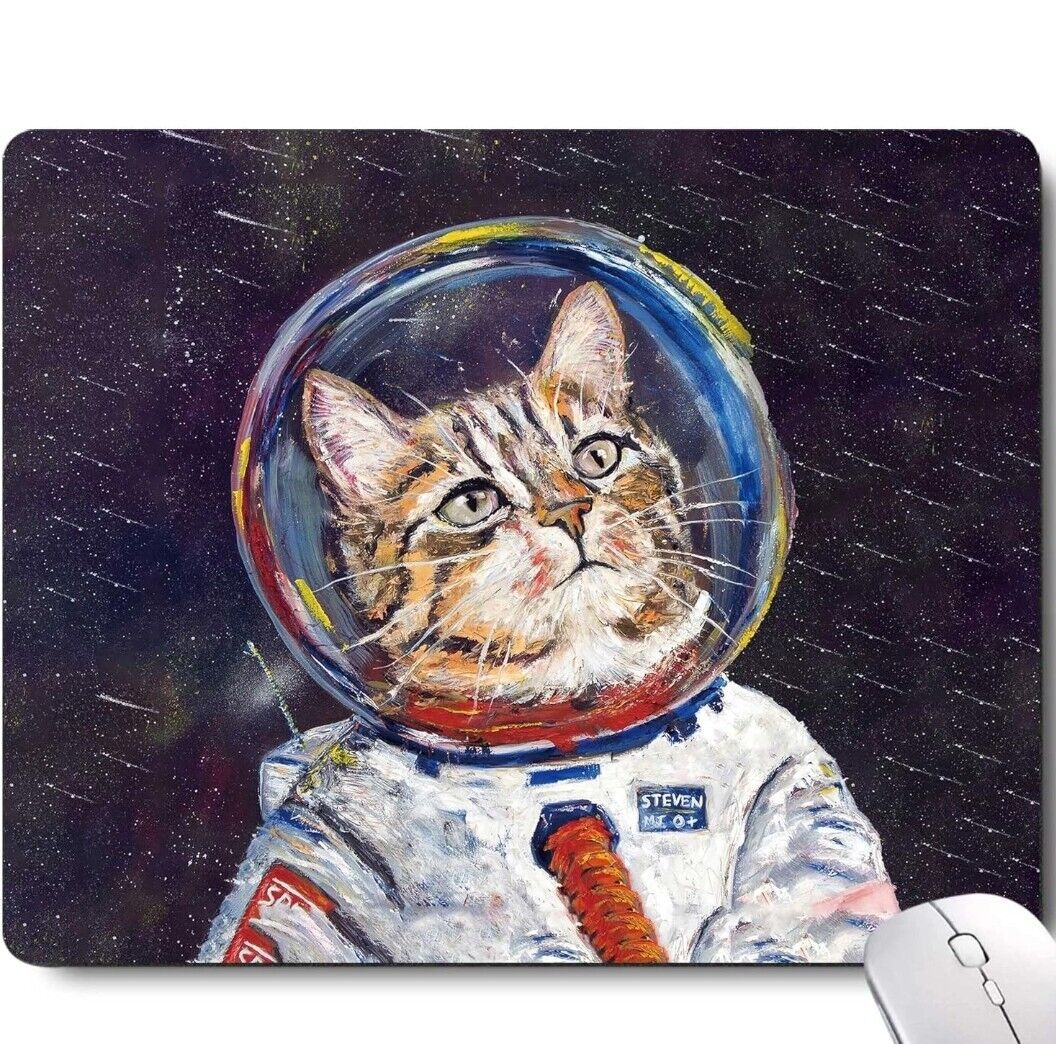 Astronaut Cat In Space - Mouse Pad / PC Mousepad - New