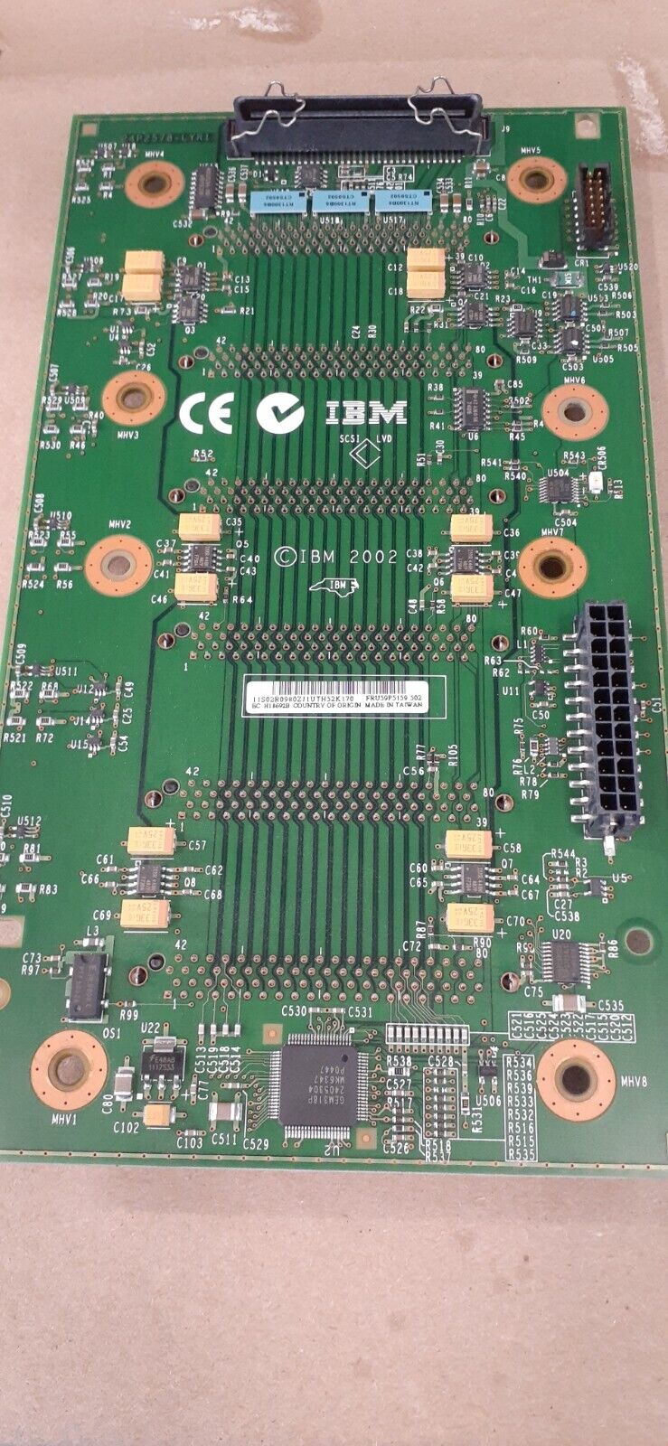 IBM XSeries 225/226 SCSI Hard Drive Backplane Board FRU P/N: 59P5159 Tested