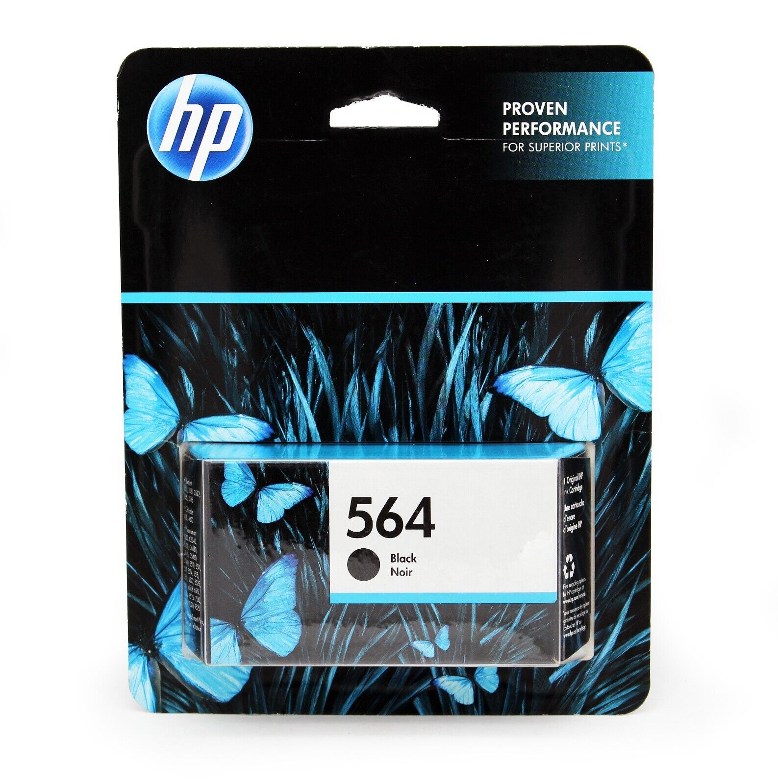 *01/2024* New Genuine HP 564 (CB316WN#140) Standard Yield Black Ink Cartridge