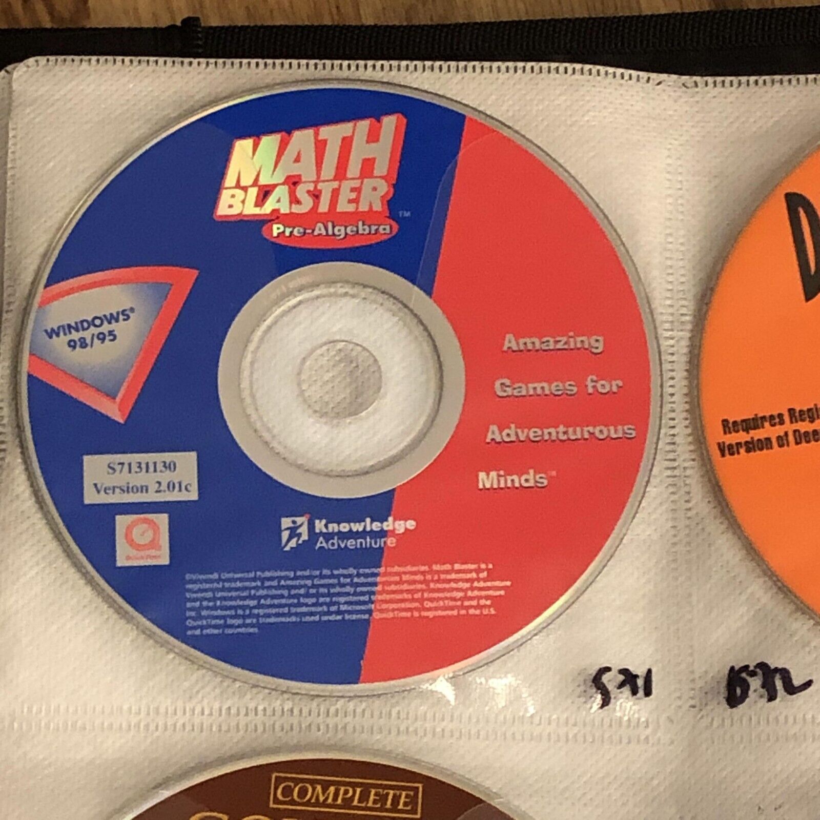 Davidson MATH BLASTER Pre-Algebra, Word Problems PC CD-ROM Disc Only