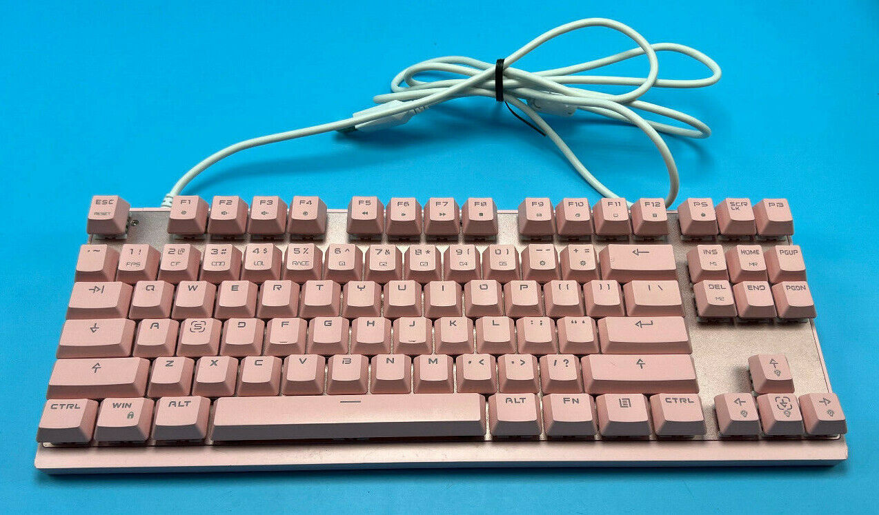 Motospeed K82 Professional Gaming Keyboard RGB Color Backlight, Pink