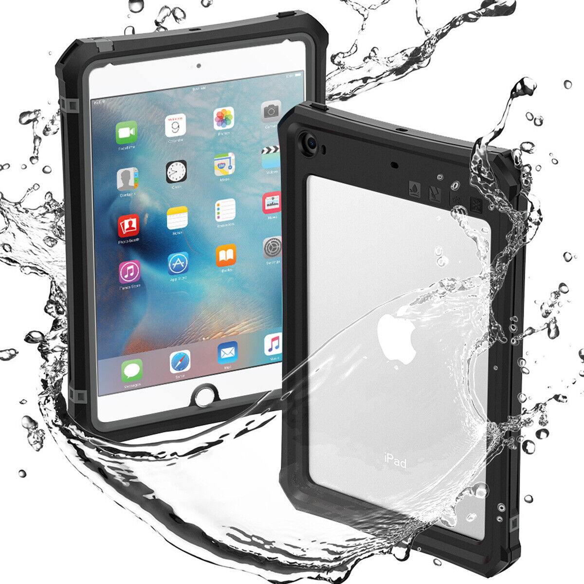 For iPad mini 5th 4 7.9 Case Rugged Waterproof Shockproof Heavy Duty Stand Cover