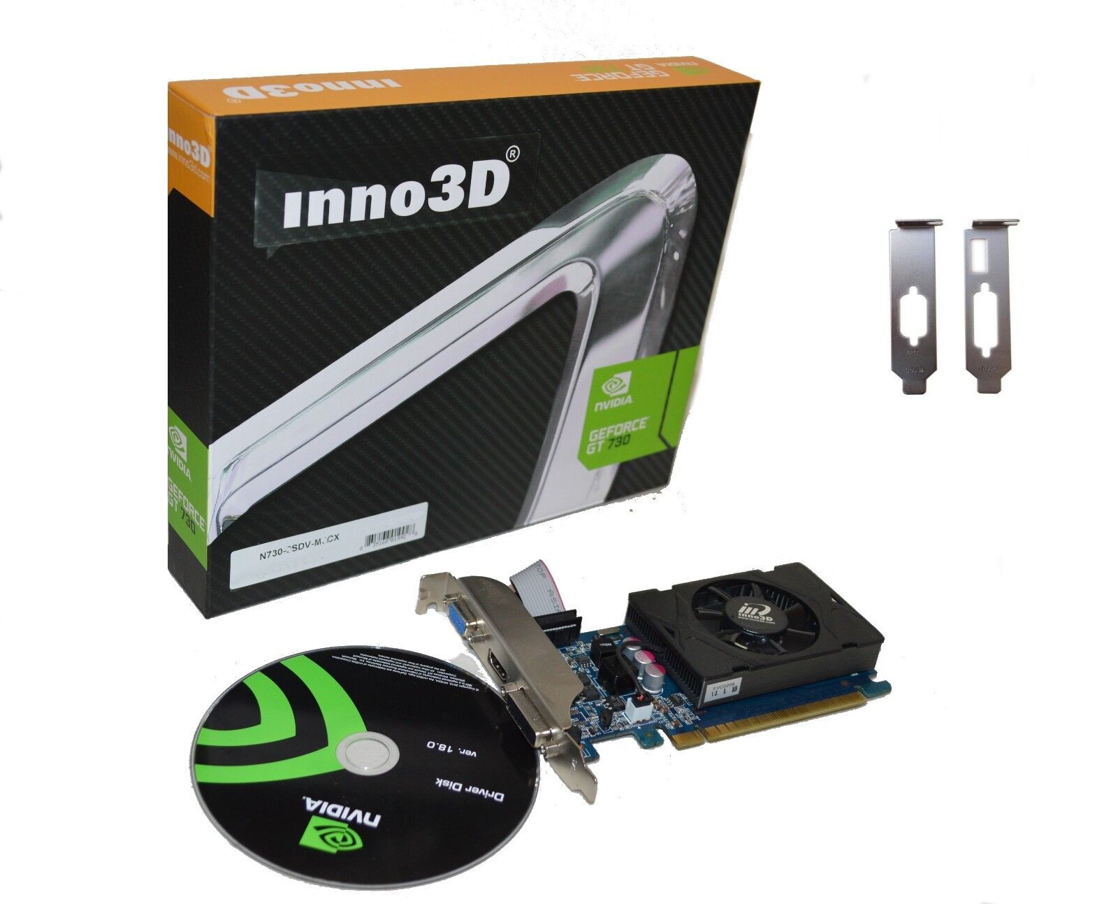 Inno3D Geforce 7 2GB DDR3 PCI Express x16 Video Graphics Card windows 8/7/10 Low