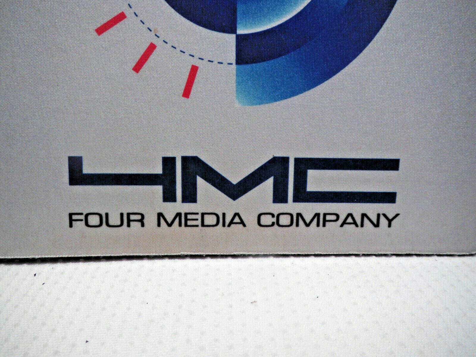 VINTAGE ~ 4-MC FOUR MEDIA COMPANY MOUSE PAD ~ RARE