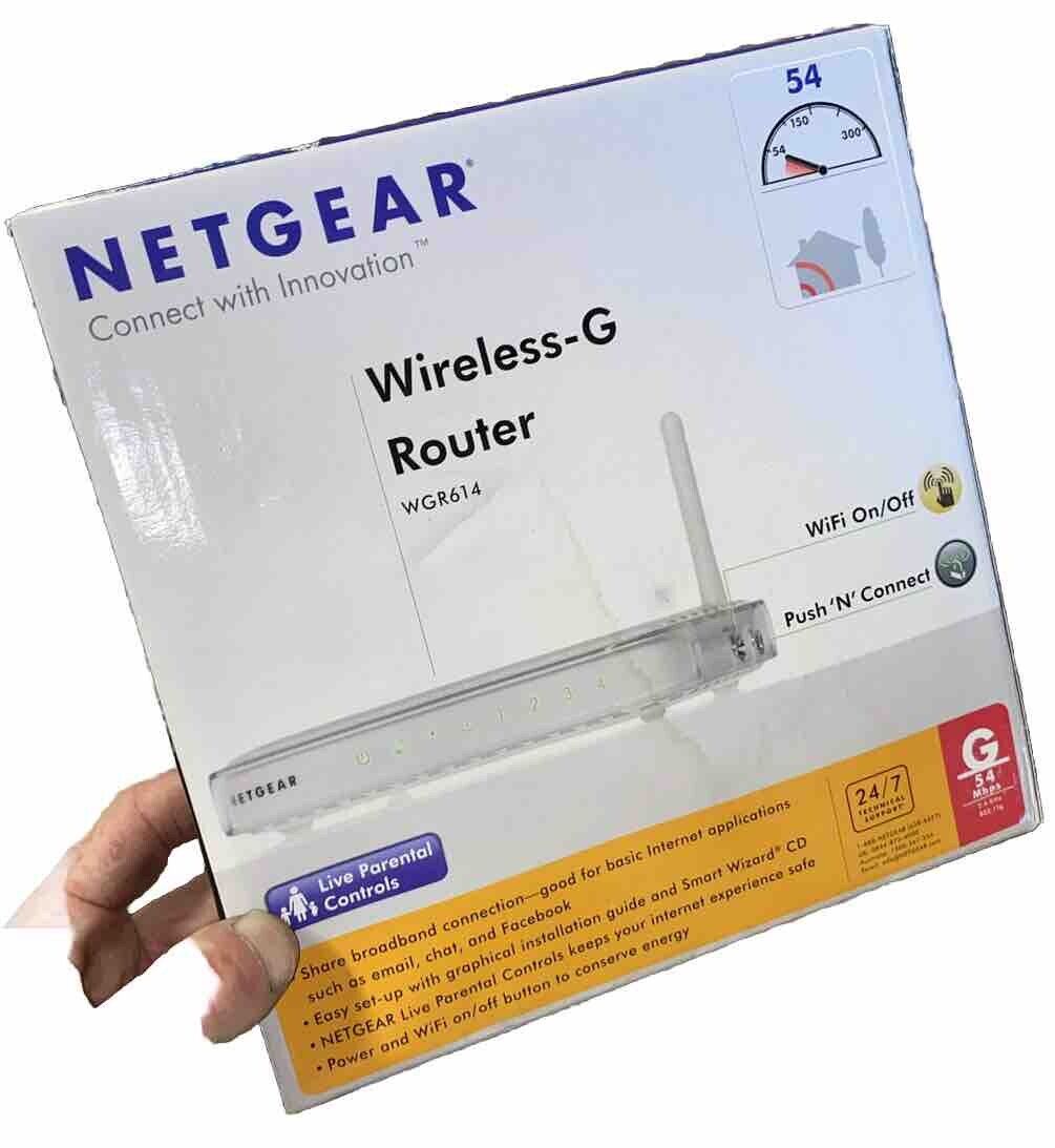 NETGEAR Wireless-G Router Internet Modem 54 Mbps 4-Port 10/100 *30 Day Warranty*