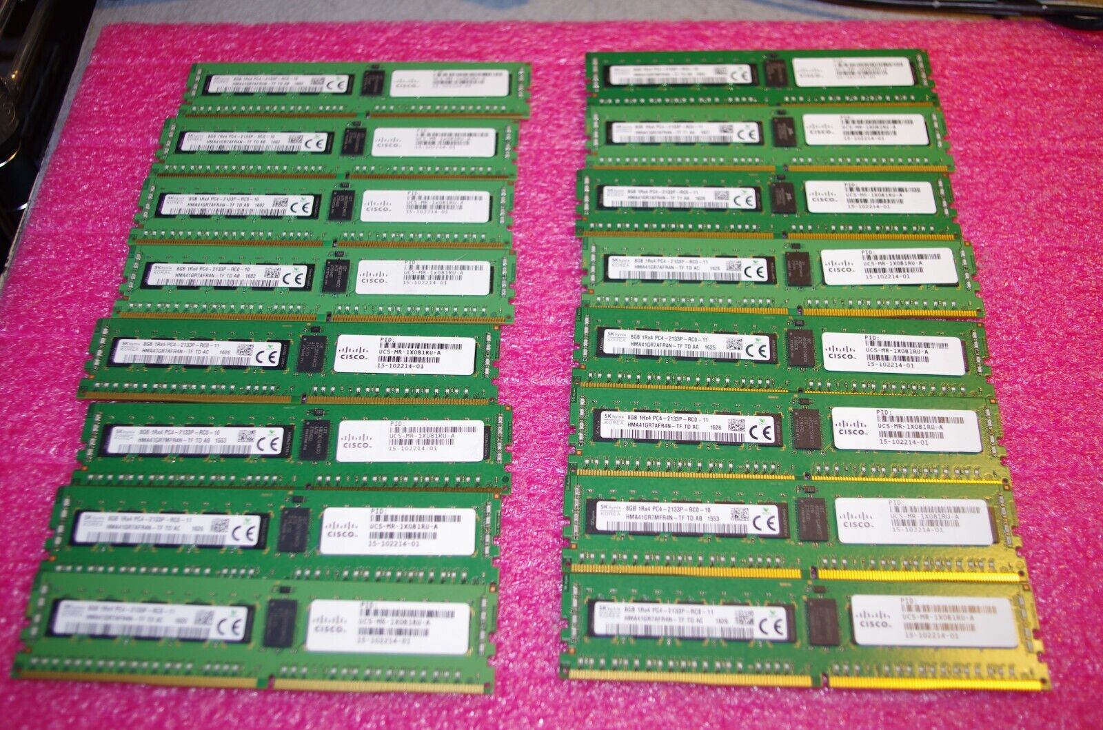LOT KIT (16x8GB)  128GB DDR4 2133P 2133Mhz ECC RAM Dell R730 R630  USA