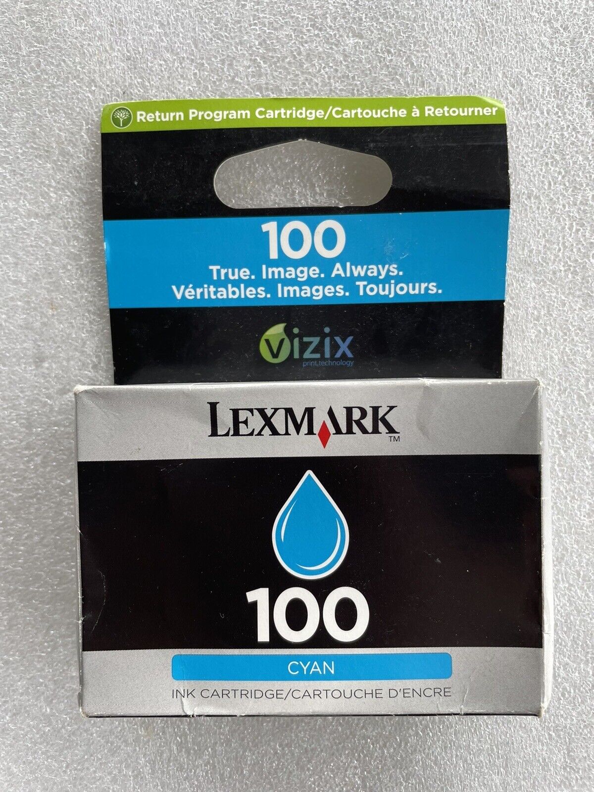 Genuine Lexmark #100 Cyan Ink Cartridge 14N0900 - Sealed