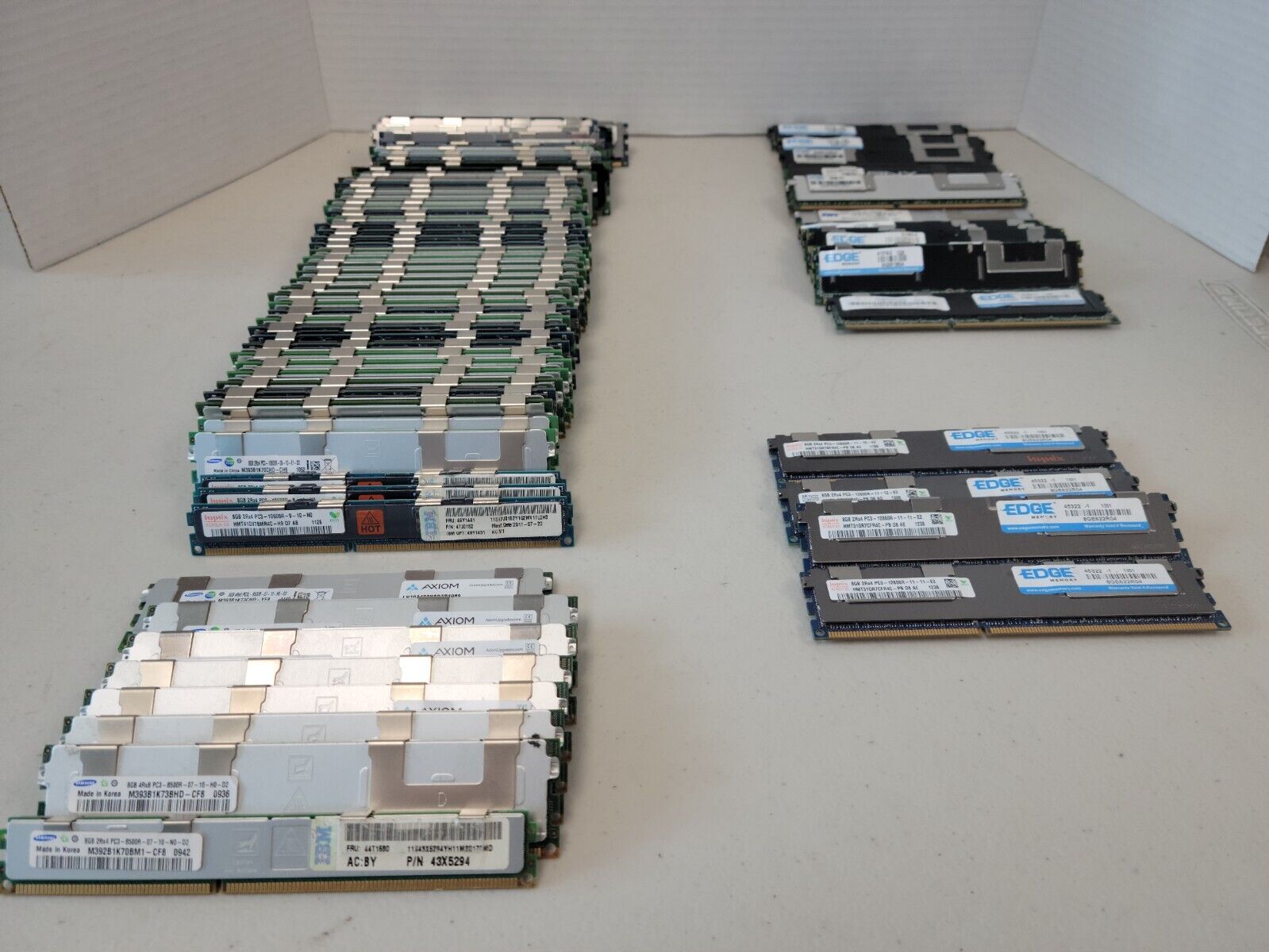 Lot of 77 8GB PC3-8500R 10600R 12800R Shielded Registered Server RAM Various #95
