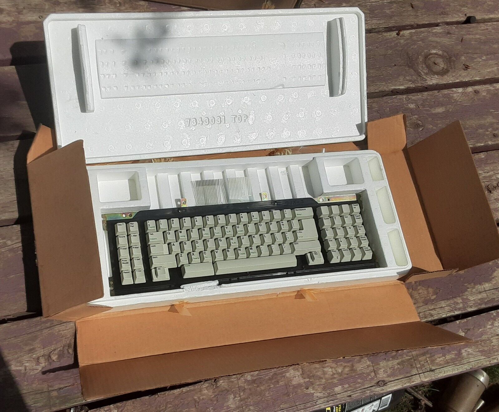 NOS RARE VTG 1985 IBM WHEELWRITER 40 1351218 Model M Clicky Mechanical Keyboard