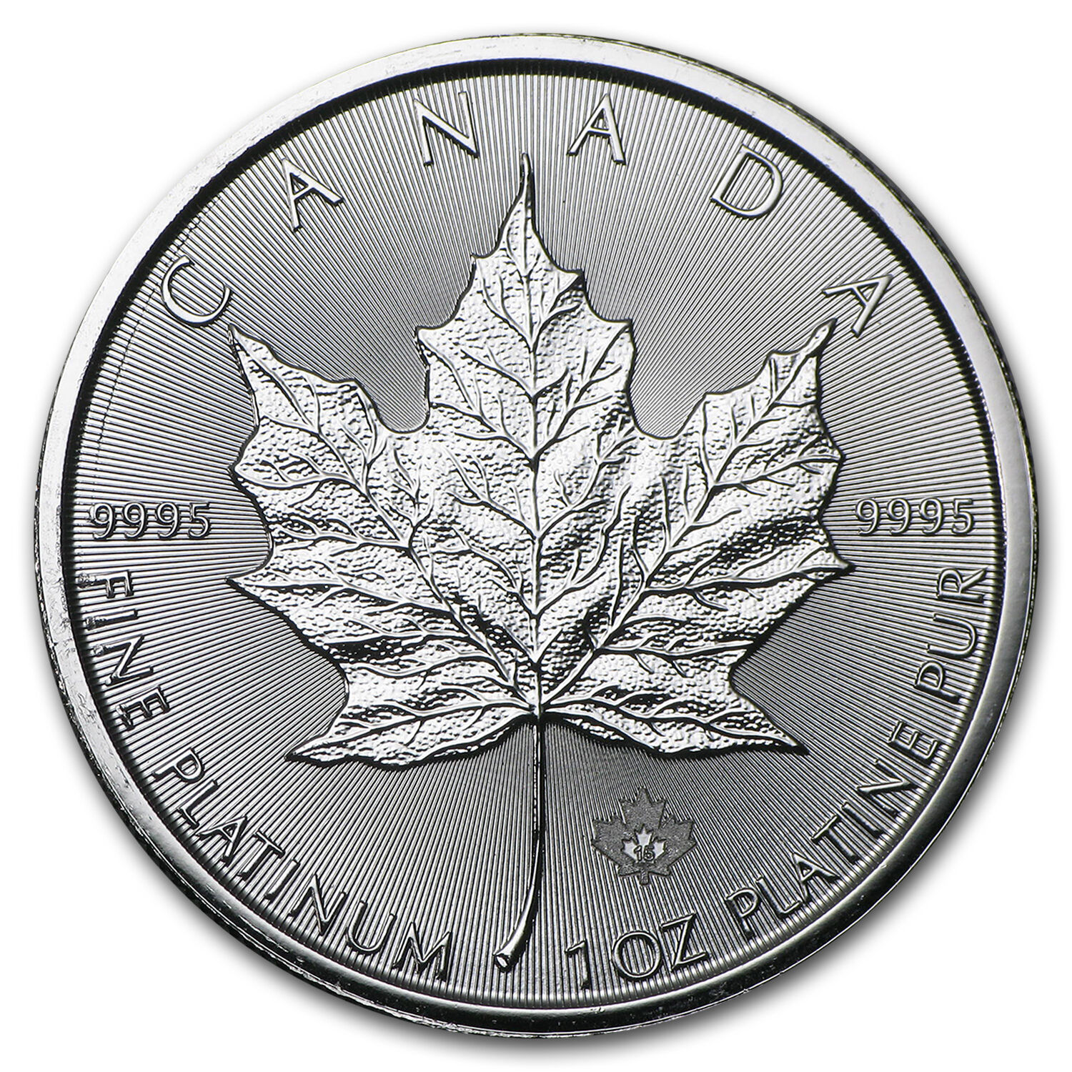 2015 Canada 1 oz Platinum Maple Leaf BU - SKU #89078