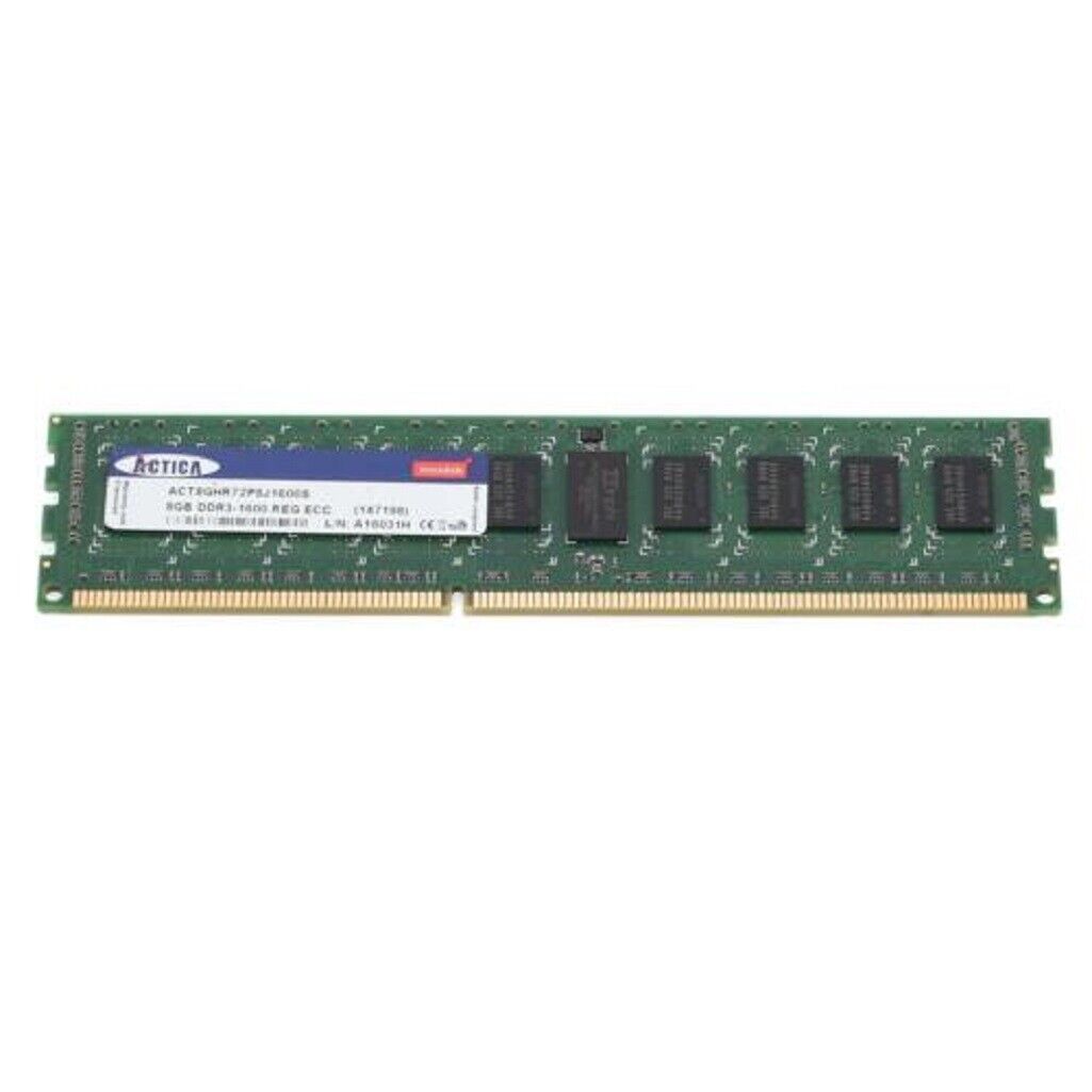 Actica ACT8GHR72P8J1600S 16GB (2x8GB) PC3-12800R DDR3-1600 Registered ECC Memory