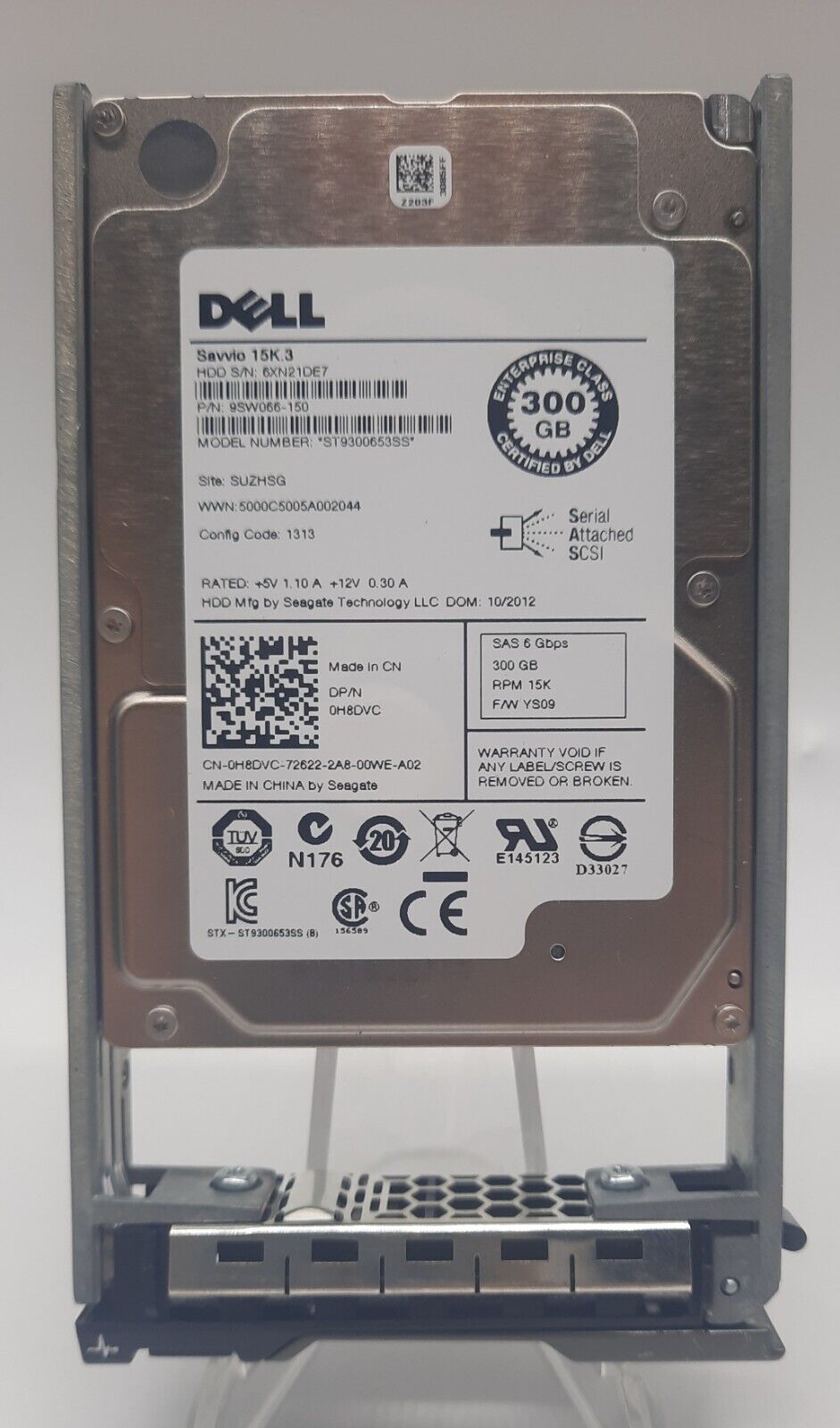 Dell H8DVC 300GB 15K 6Gbps SAS 2.5\