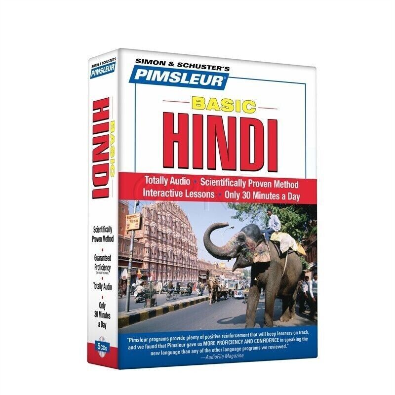 NEW 5 CD Pimsleur Hindi Learn to Speak Basic  Language