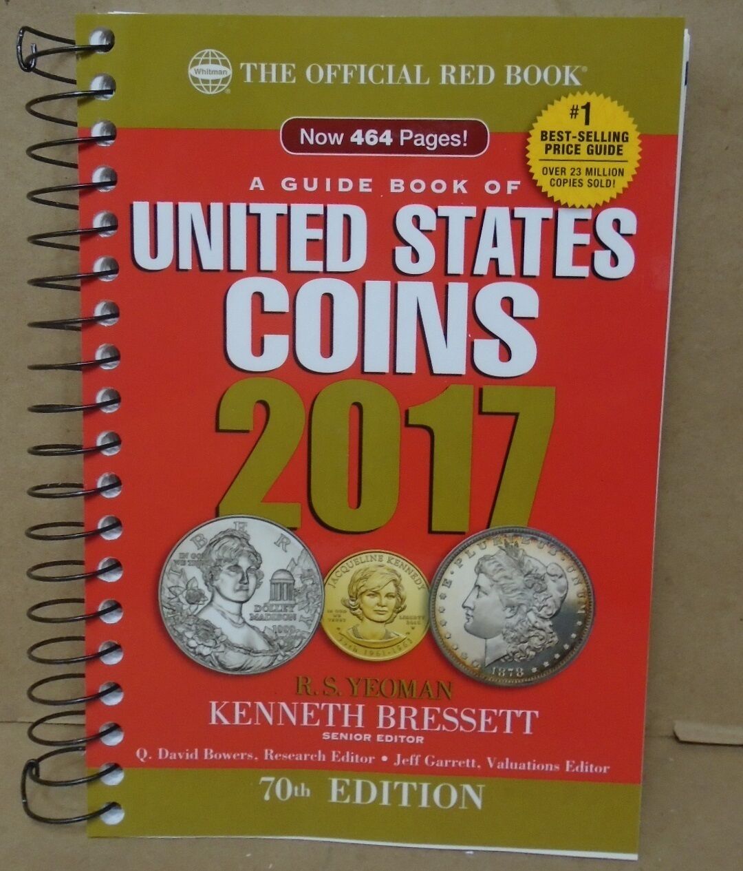 2017 Red Book of U.S. Coins Yeoman 70th ed. Softcover Spiral United States coin