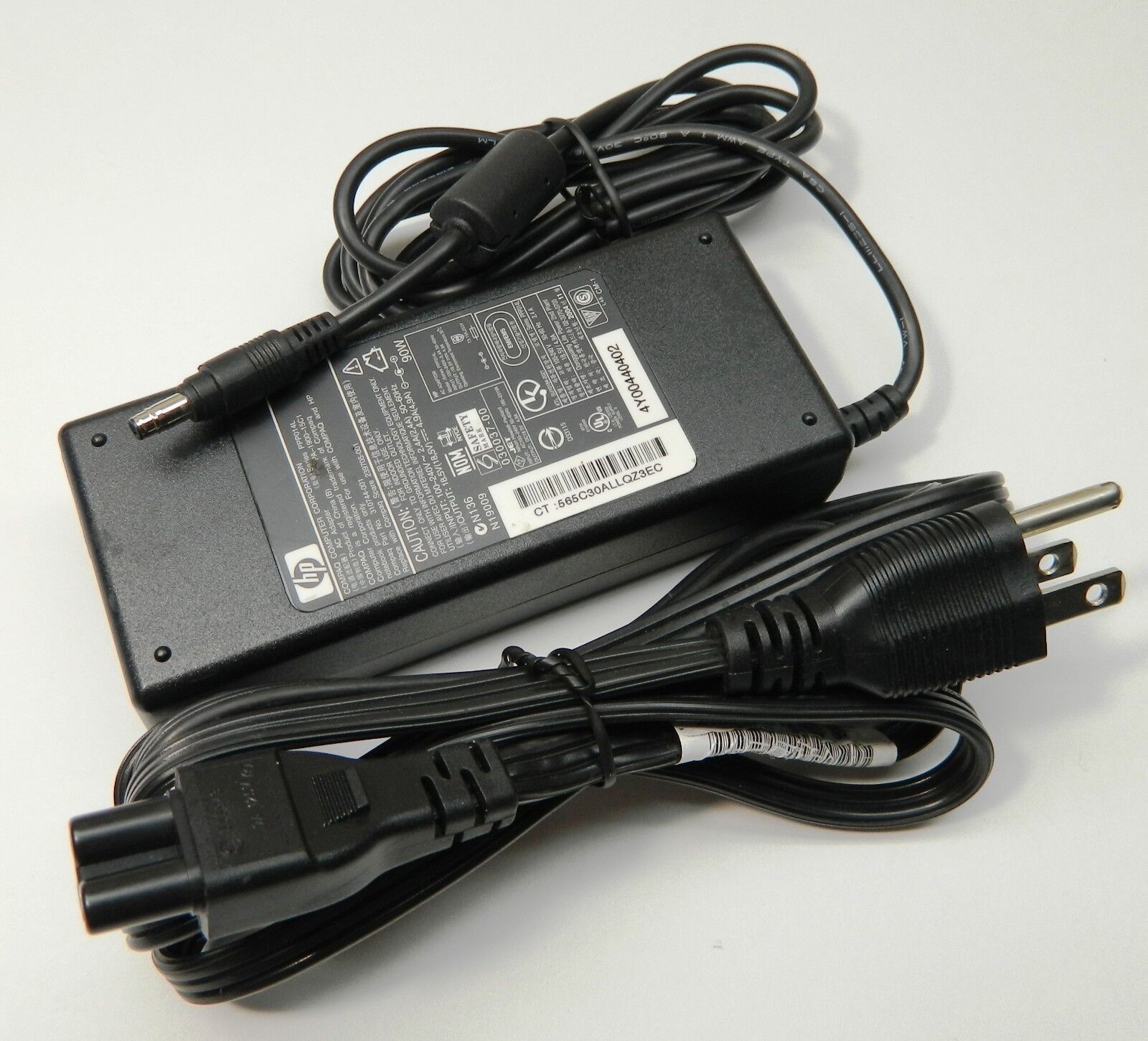 310744-001 HP Laptop Charger AC Power Adapter 18.5V 4.9A 90W
