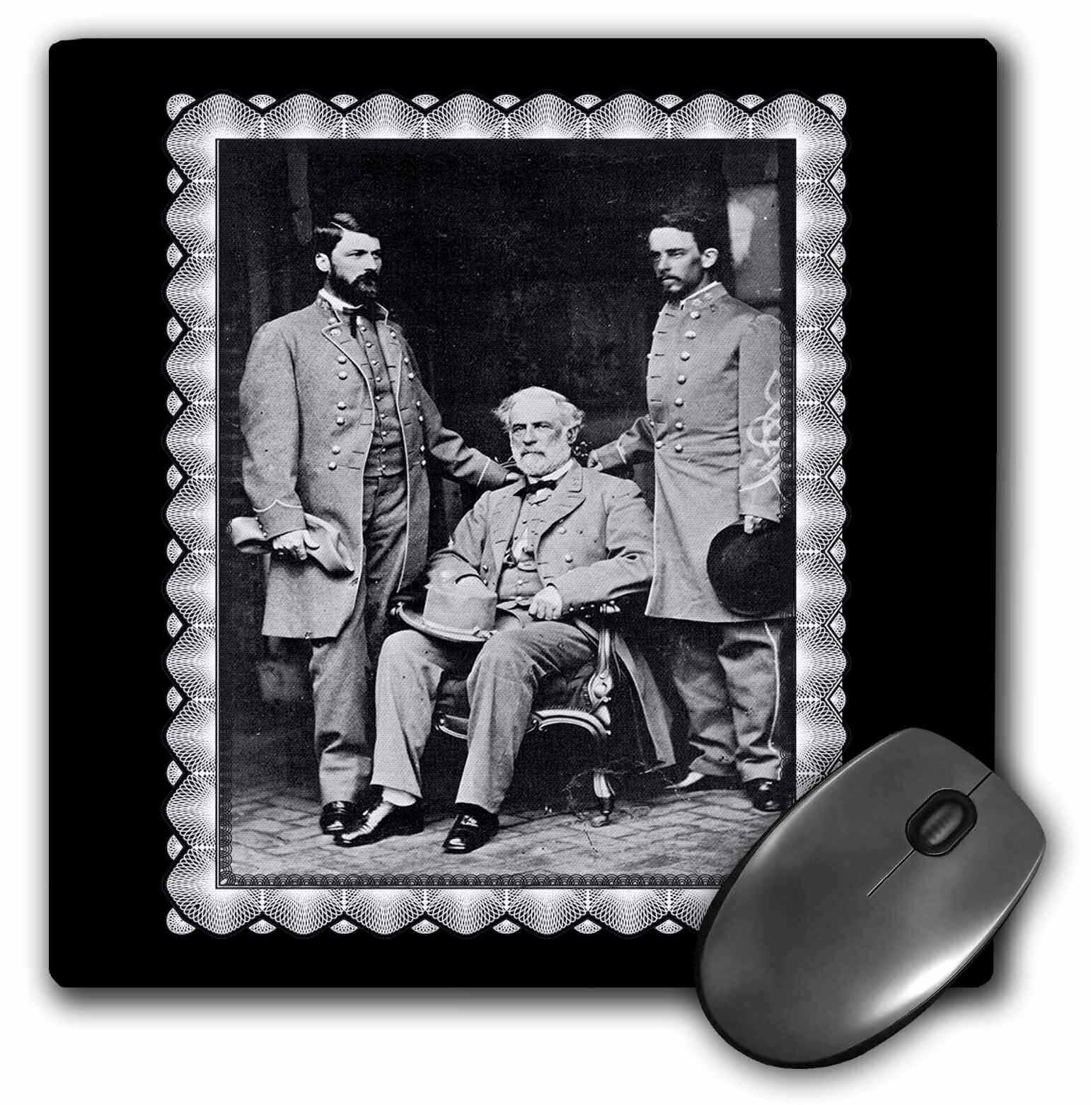 3dRose Generals Robert E Lee, Curtis Lee and Colonel Walter Taylor by Mathew Bra