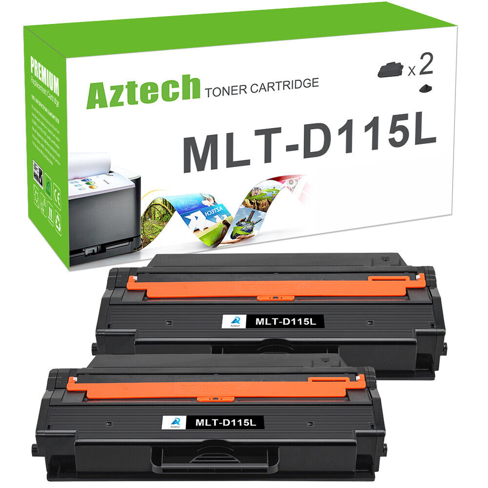 2PK MLT-D115L Toner Cartridge For Samsung Xpress SL-M2830DW SL-M2880FW SLM2870FW