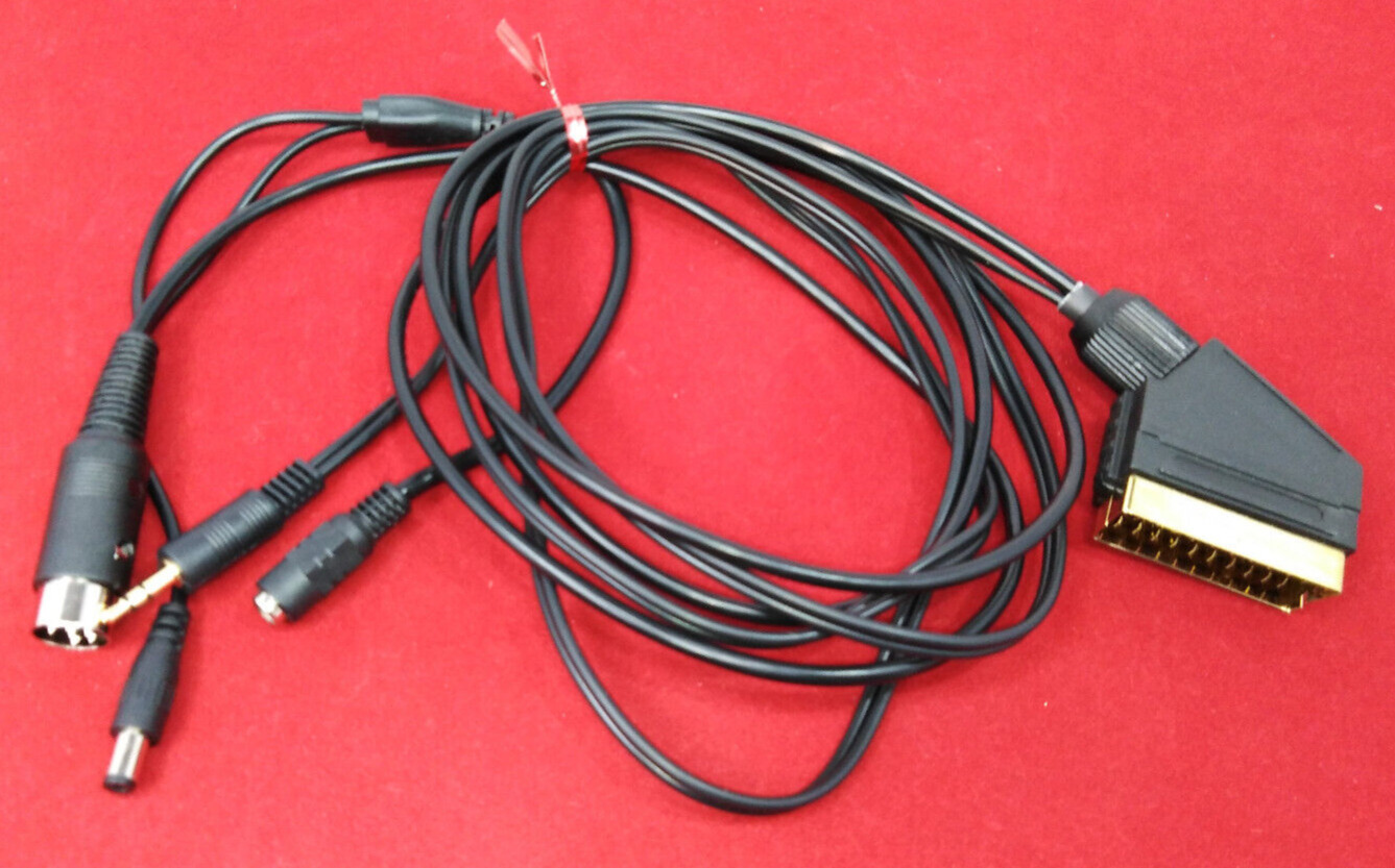 Amstrad CPC 464/664/6128 RGB 1m Metre SCART TV Cable/Lead