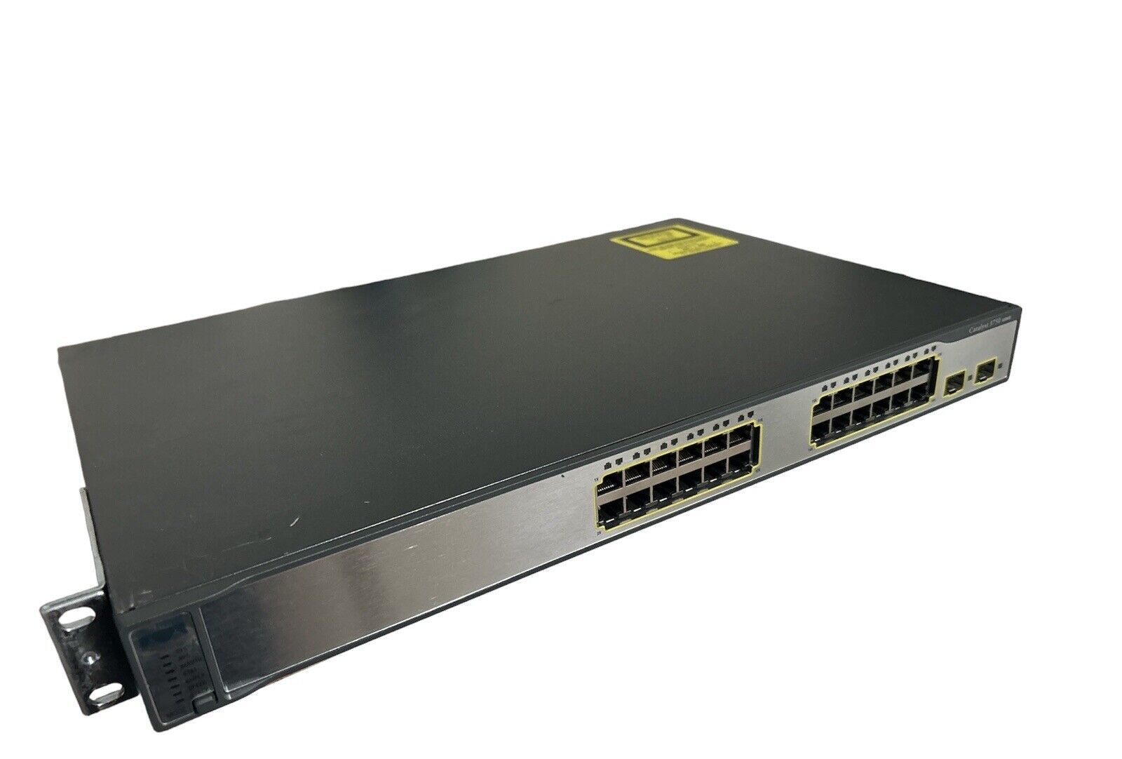 Cisco WS-C3750G-24PS-S V06 24-Port PoE Managed Gigabit Network Switch